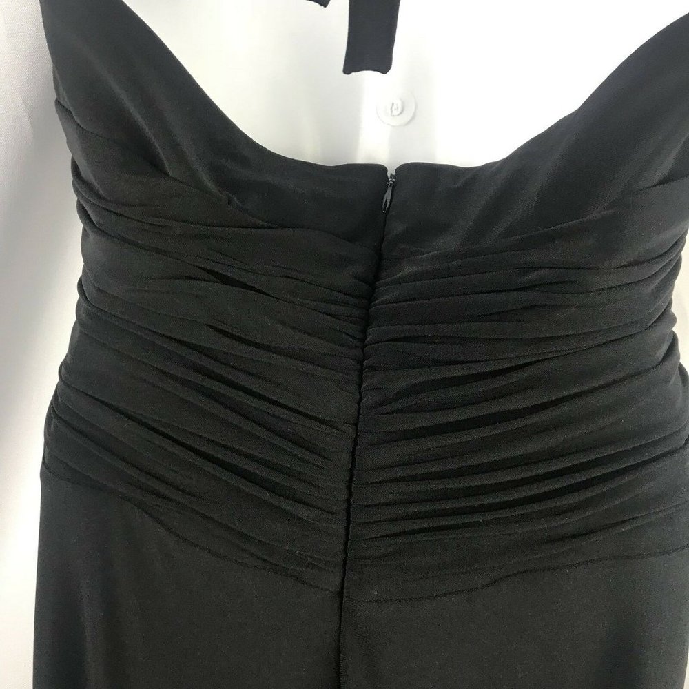 Jones New York Dress Womens Size 10 Black Lace Halter Cocktail Party - Picture 4 of 5